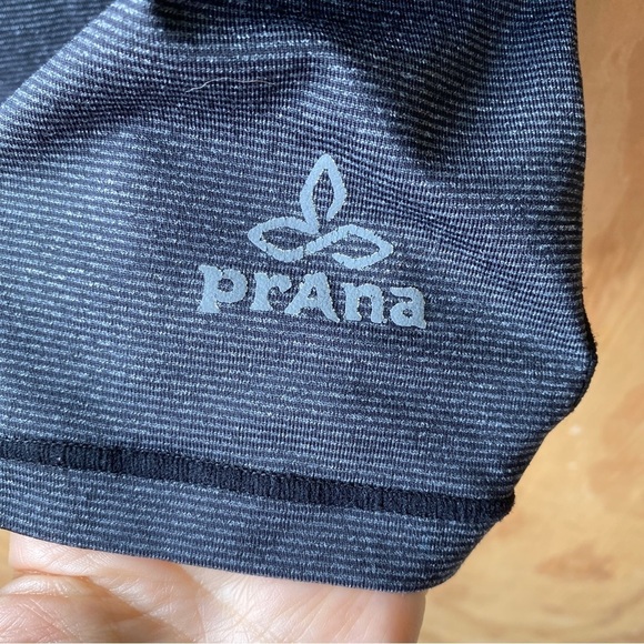 Prana Quarter Zip Breaker charcoal Gray Hooded sweatshirt - Picture 8 of 11